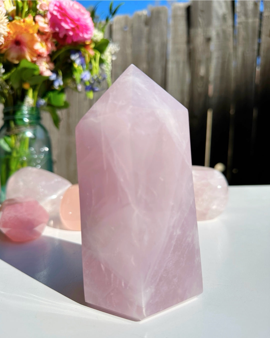 Rose Quartz Tower - Baltic Mermaid