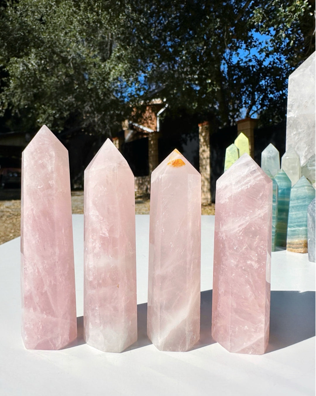 Rose Quartz Towers - Small - Baltic Mermaid