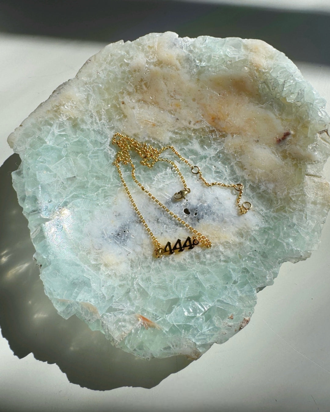 Angel/Lucky Number Gold Filled Choker - Baltic Mermaid