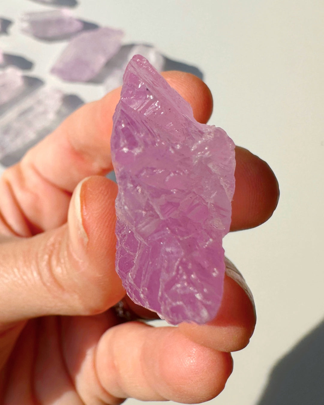 Raw Kunzite