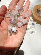 Mini Rose Quartz Stars & Fluorite Moons Baltic Mermaid