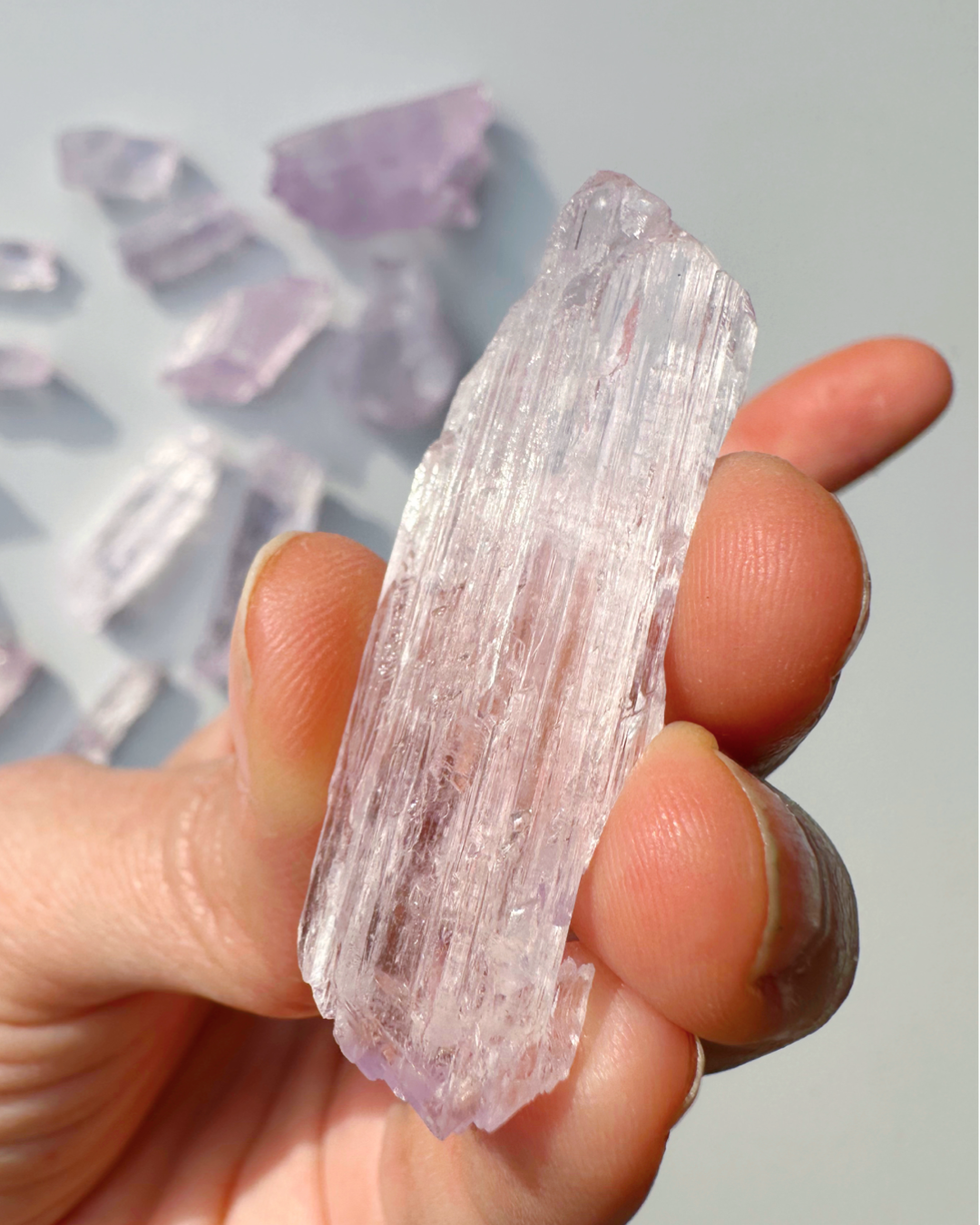 Raw Kunzite