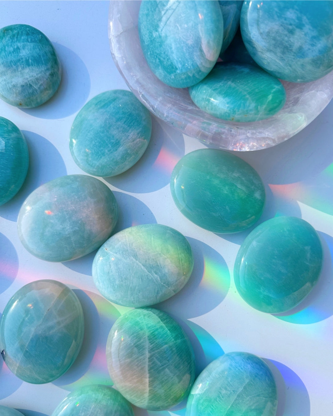 Amazonite Palm Stones - Baltic Mermaid