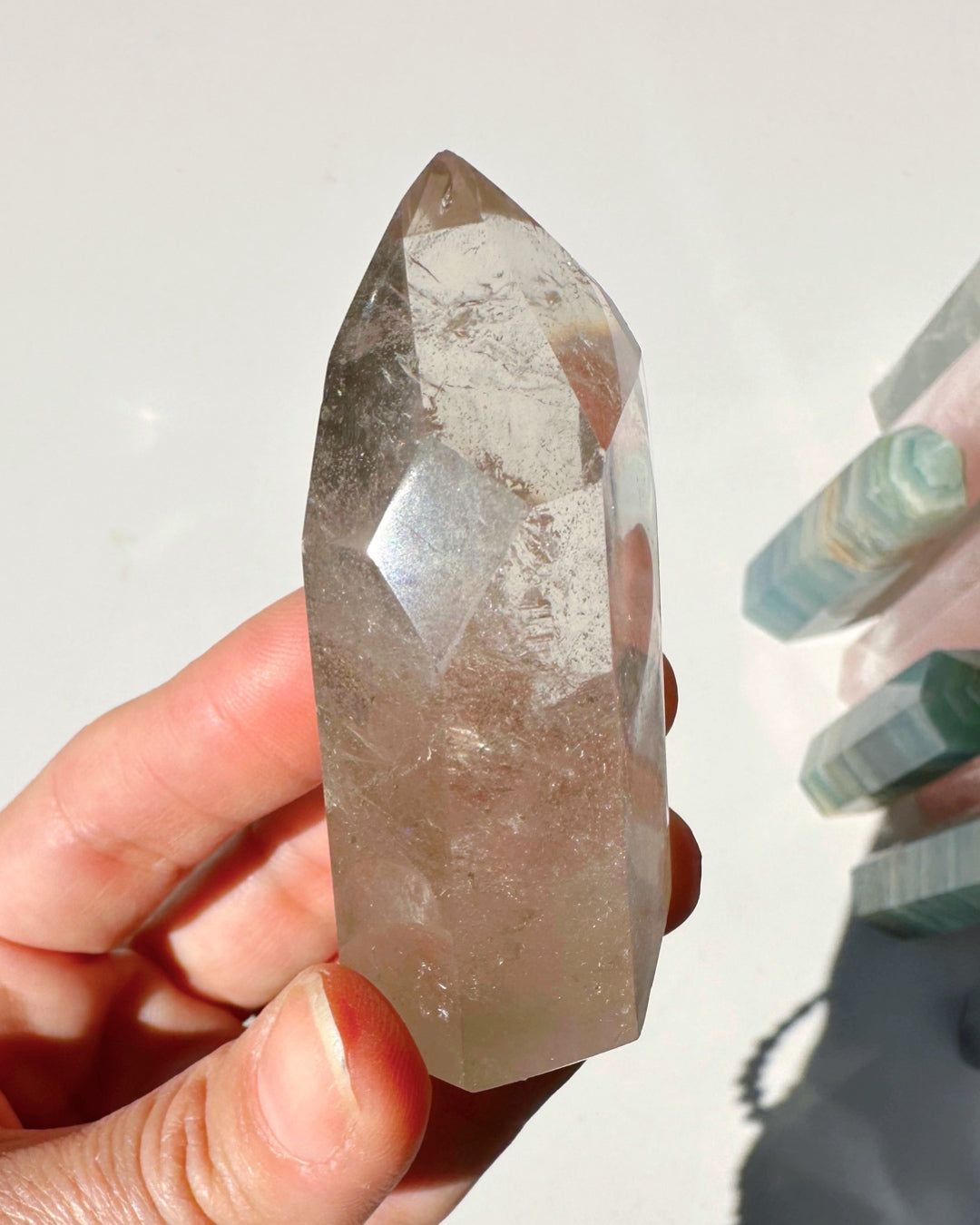 Smoky Quartz Tower