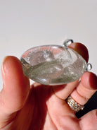 Intaglio Carved Dragon Chlorite Quartz/Garden Quartz Cabochon Baltic Mermaid
