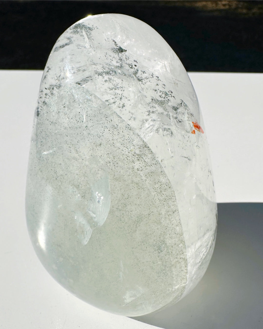 Clear Quartz Freeform w/ Chlorite Phantoms