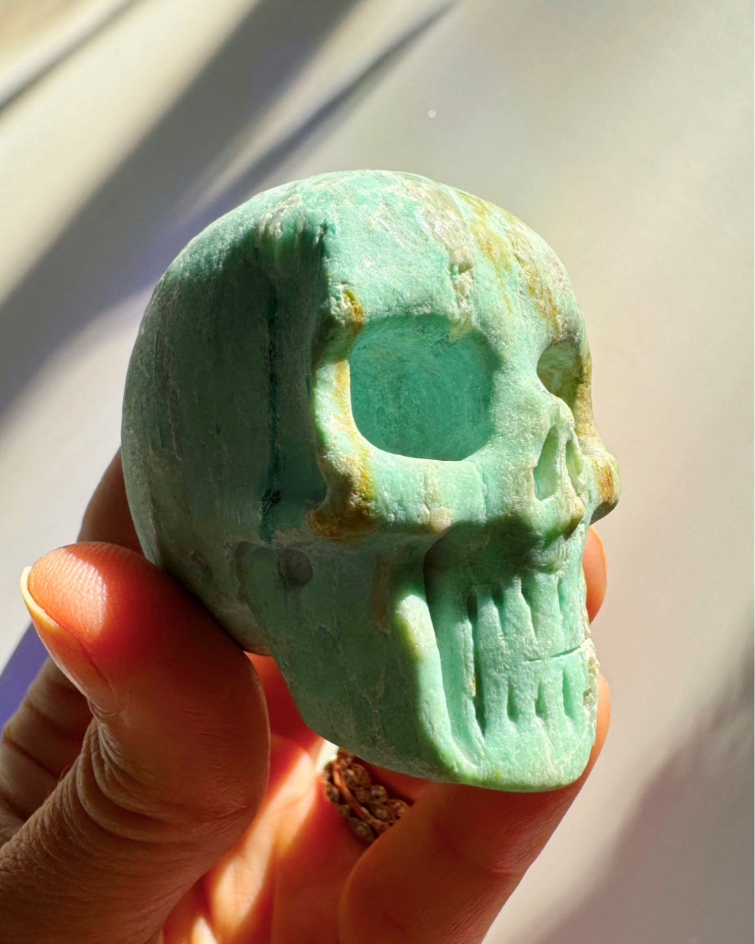 Peruvian Blue Opal Skull - Baltic Mermaid