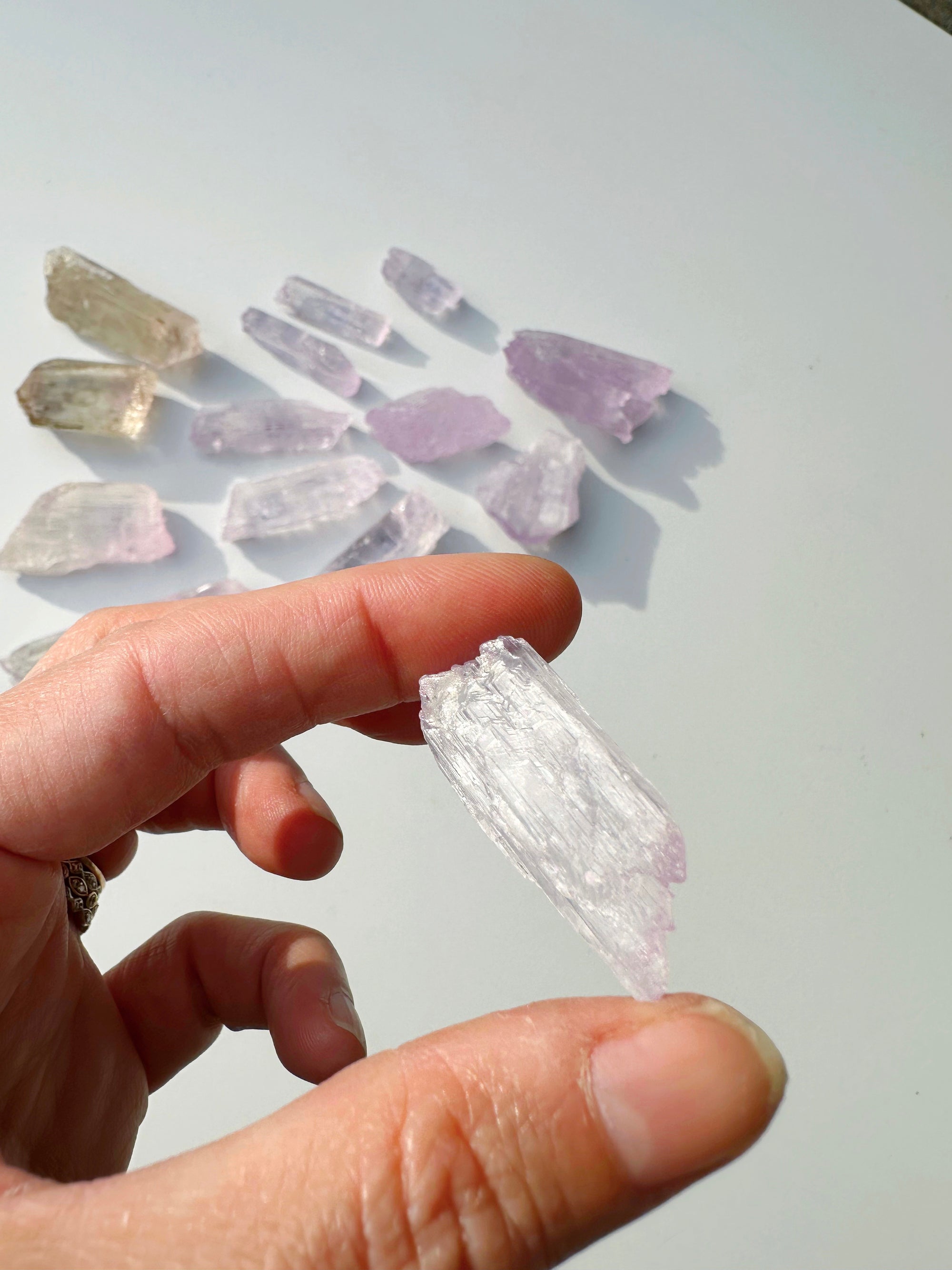 Raw Kunzite