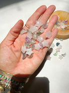 Mini Rose Quartz Stars & Fluorite Moons Baltic Mermaid
