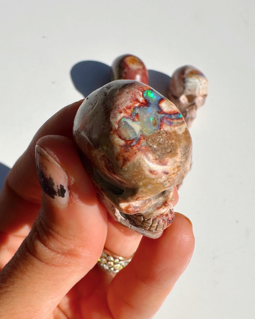 Cantera Opal Skull - Baltic Mermaid