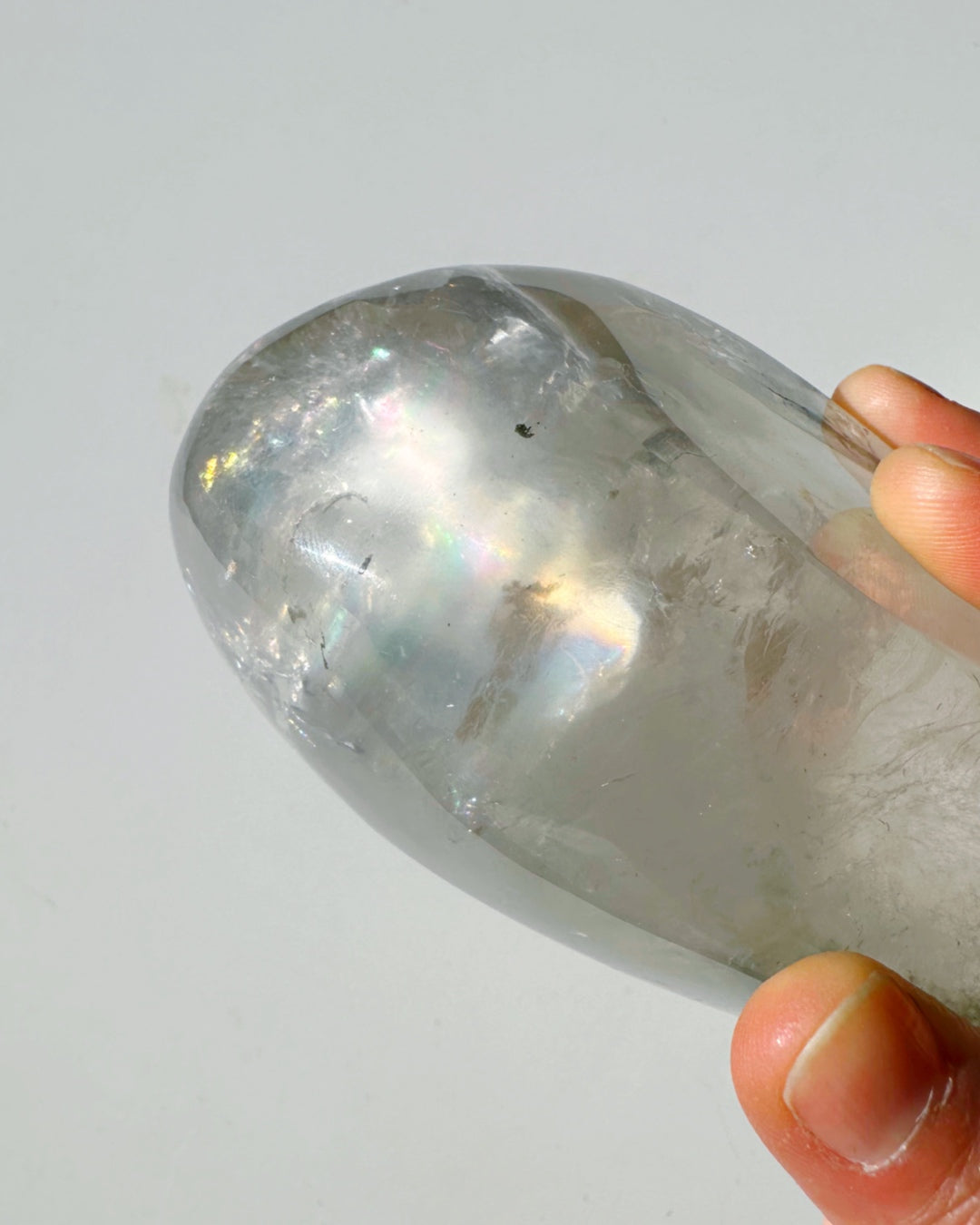 Clear Quartz Freeform w/ Chlorite Phantoms