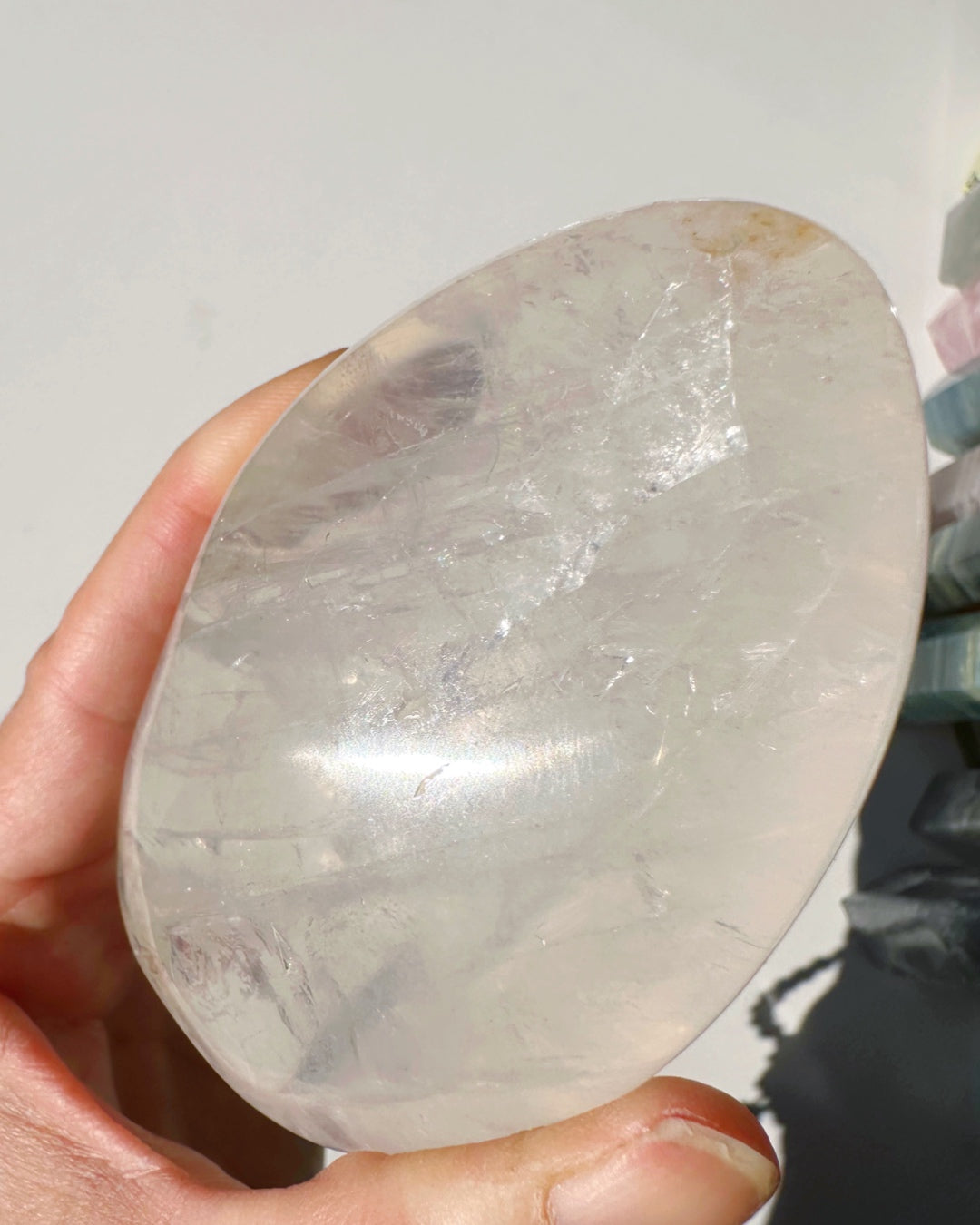 Quartz Freeform w/ Hematoid Inclusions - Baltic Mermaid