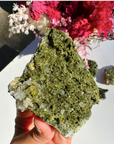 Epidote Quartz Cluster