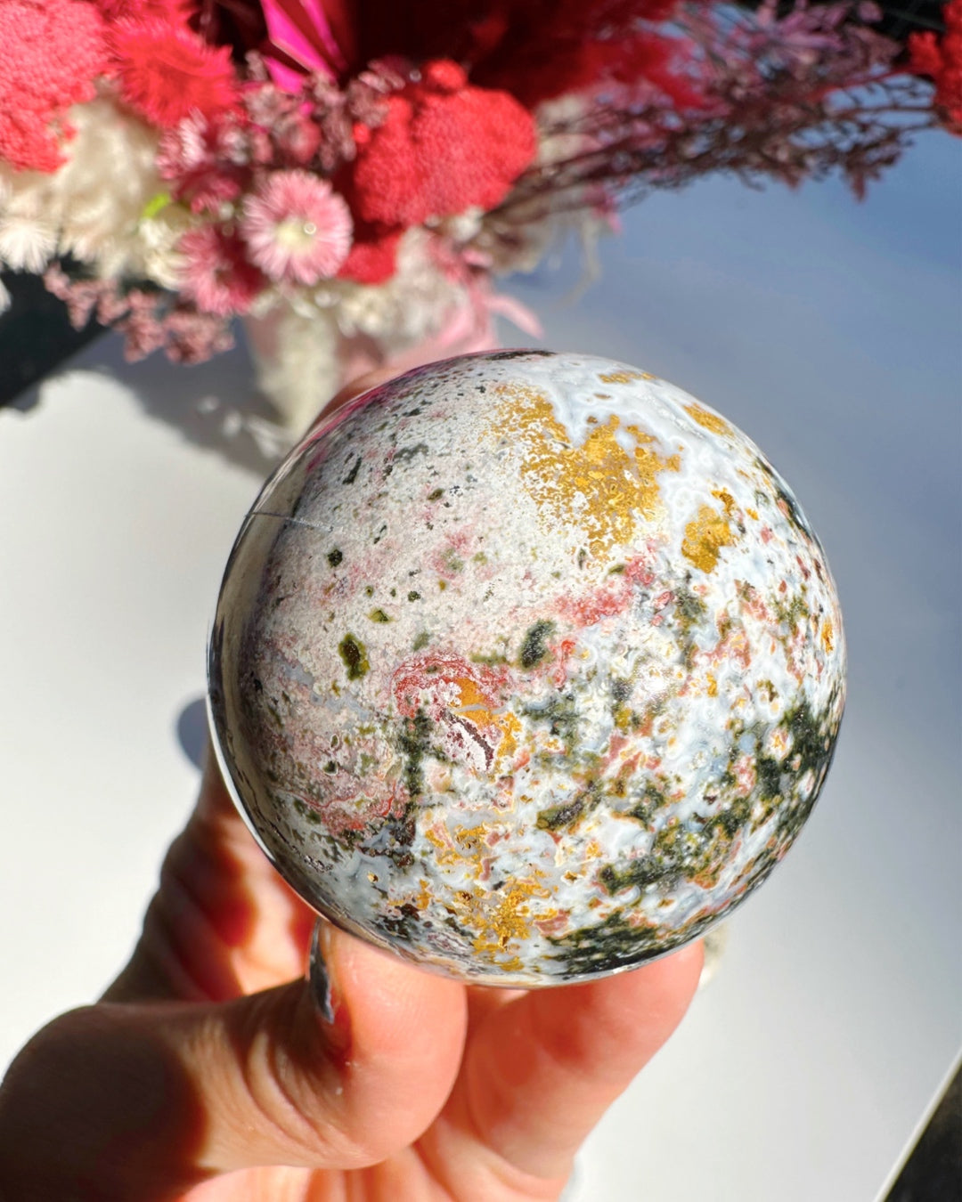 Ocean Jasper Sphere