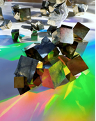 Pyrite Cube Cluster - AAA - Baltic Mermaid