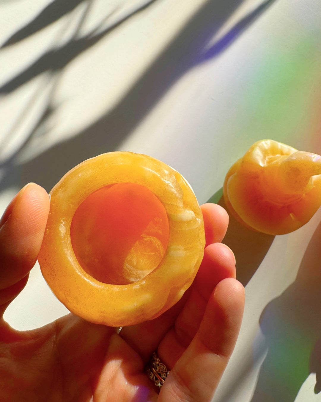 Orange Calcite Jack-O-Lantern