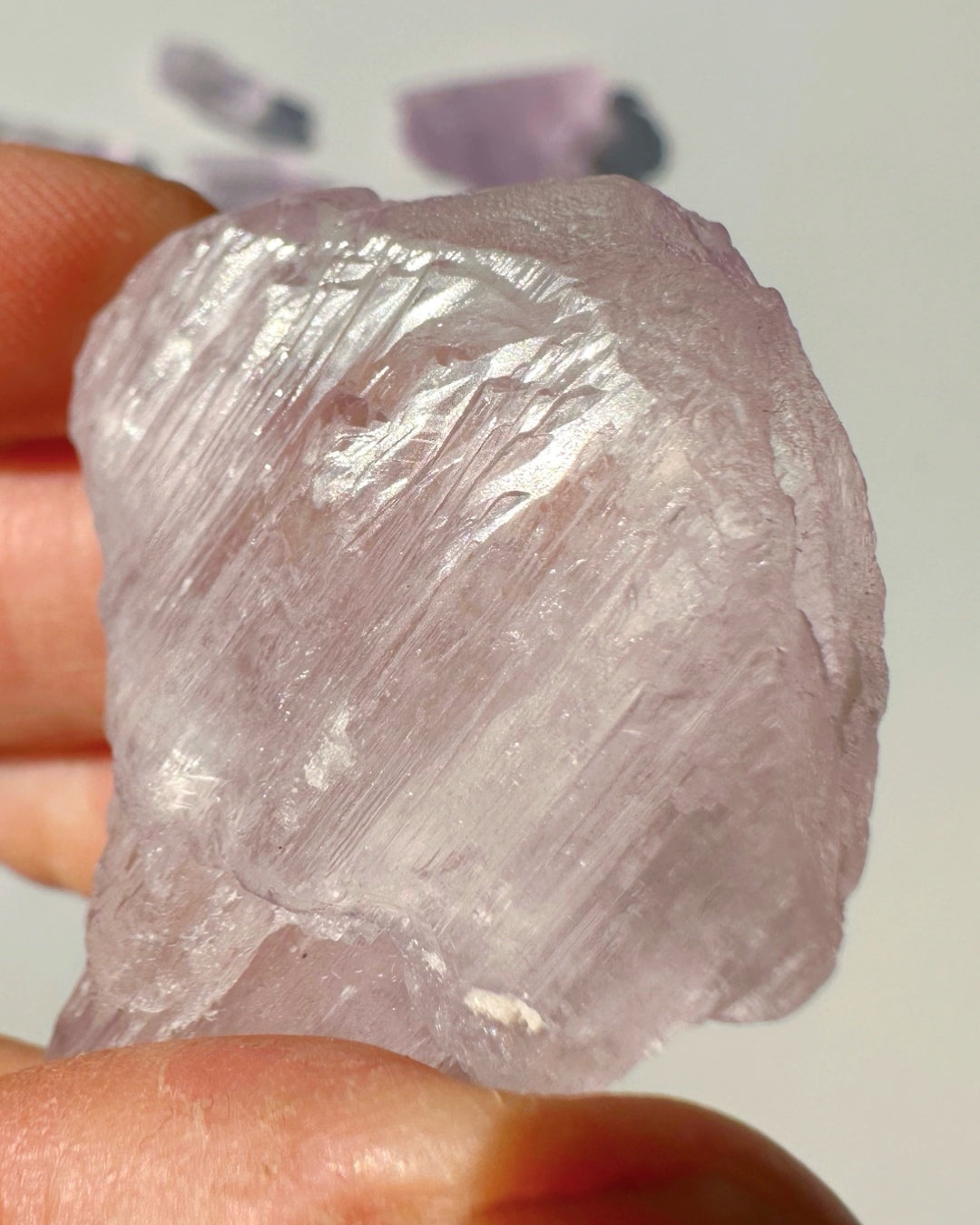 Raw Kunzite