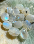 Rainbow Moonstone Polished Stones - AAA