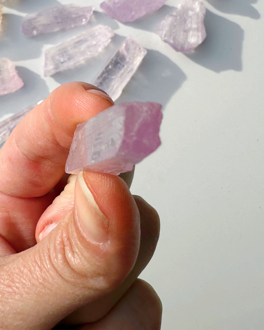 Raw Kunzite