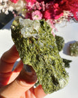 Epidote Quartz Cluster