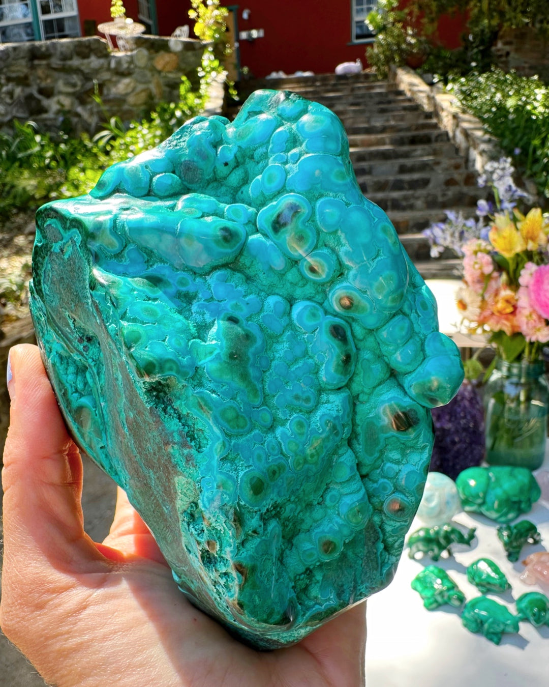 Chrysocolla w/ Malachite - Baltic Mermaid