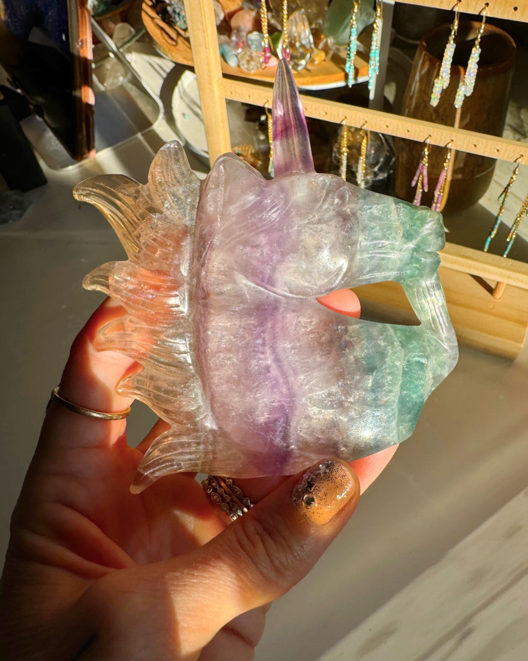 Fluorite Unicorn - Baltic Mermaid