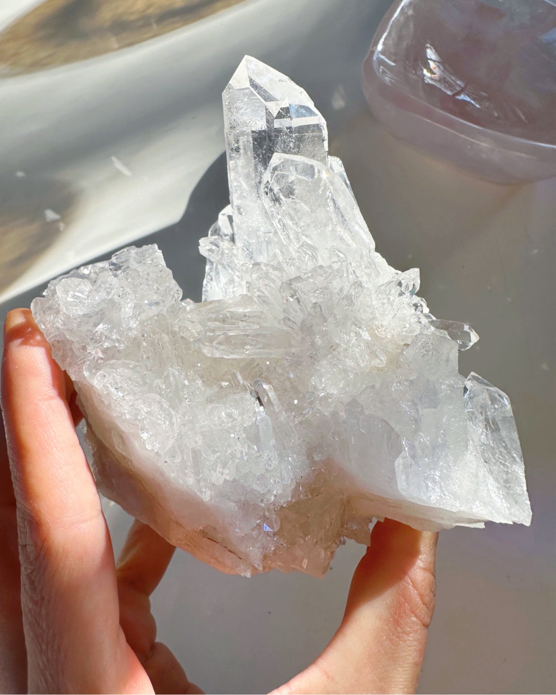 Clear Quartz Cluster - Baltic Mermaid