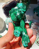 Hand Carved Malachite Lion - Baltic Mermaid