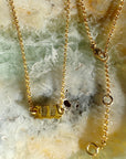 Angel/Lucky Number Gold Filled Choker