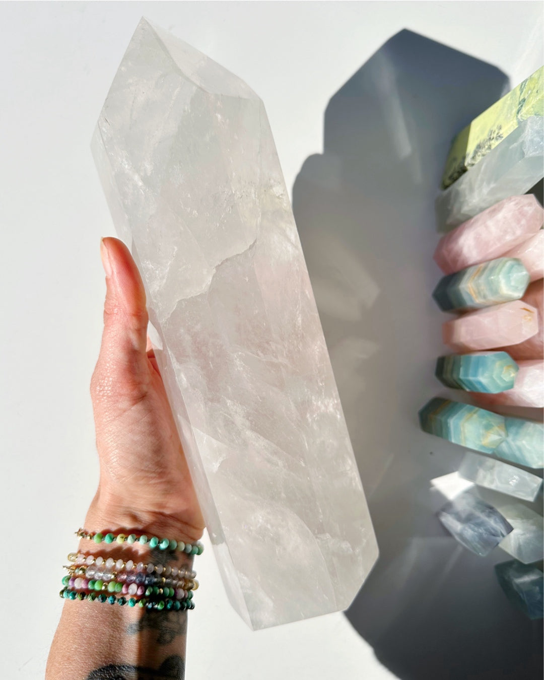 Large Quartz Tower - Baltic Mermaid