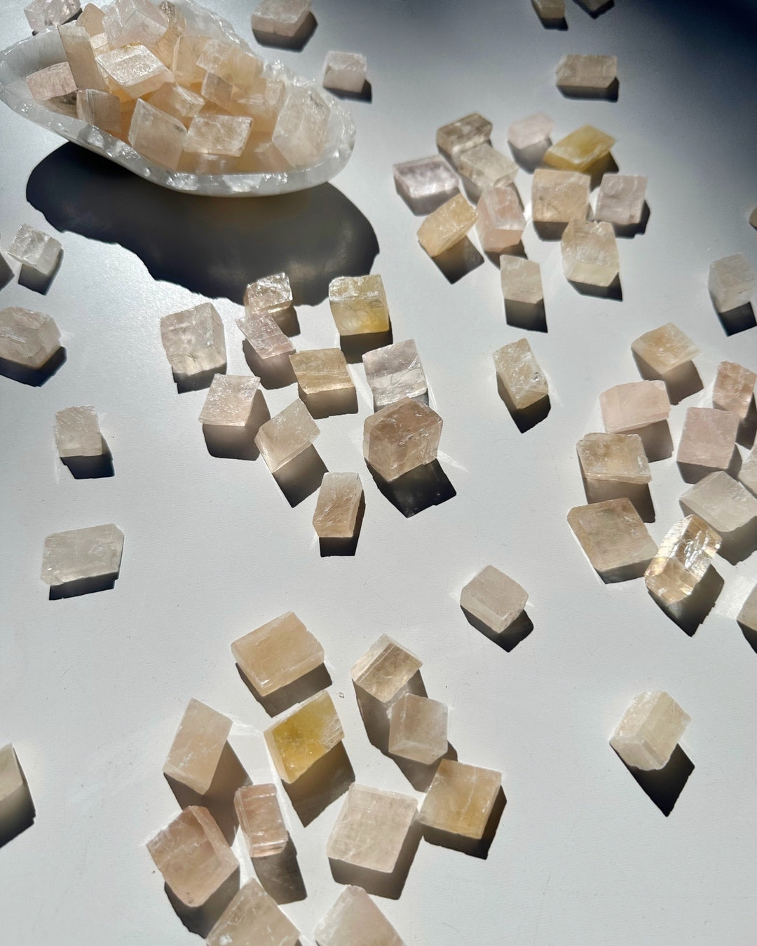 Mini Pink Optical Calcite - Baltic Mermaid