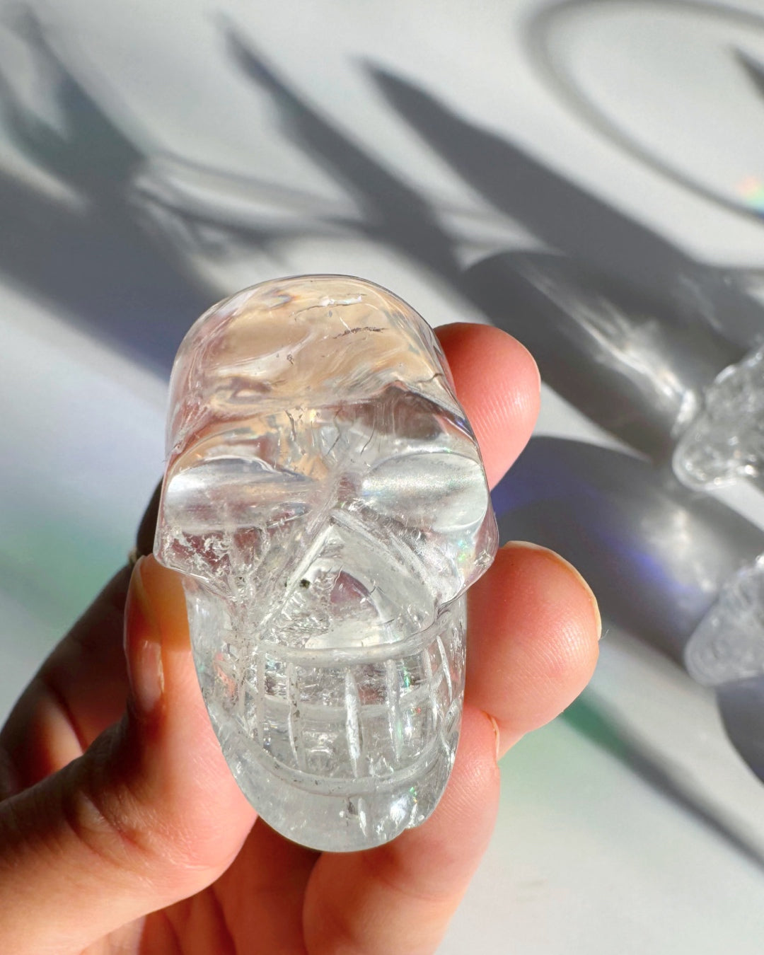 Clear Quartz Skull