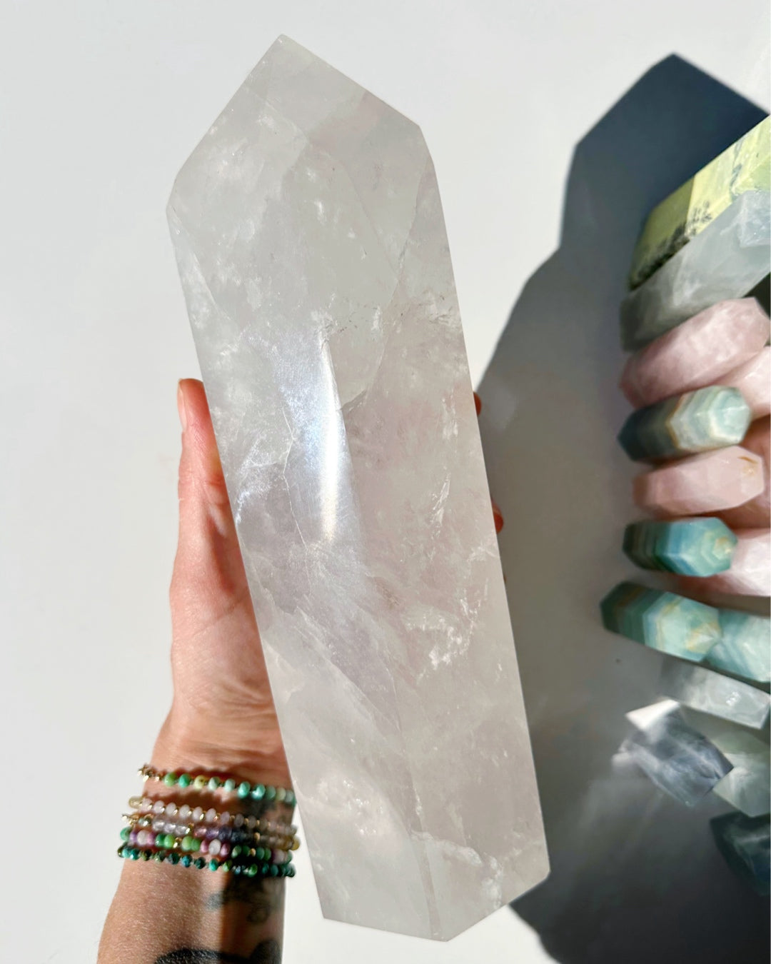 Large Quartz Tower - Baltic Mermaid