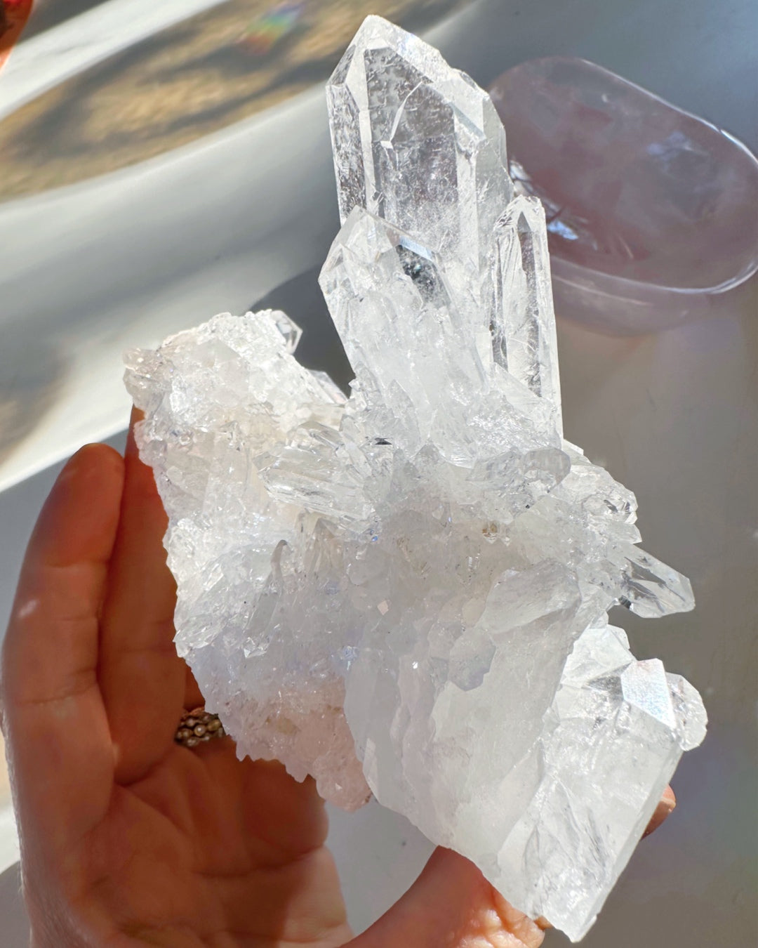 Clear Quartz Cluster - Baltic Mermaid