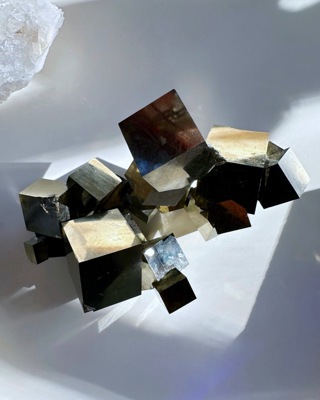 Pyrite Cube Cluster - AAA - Baltic Mermaid