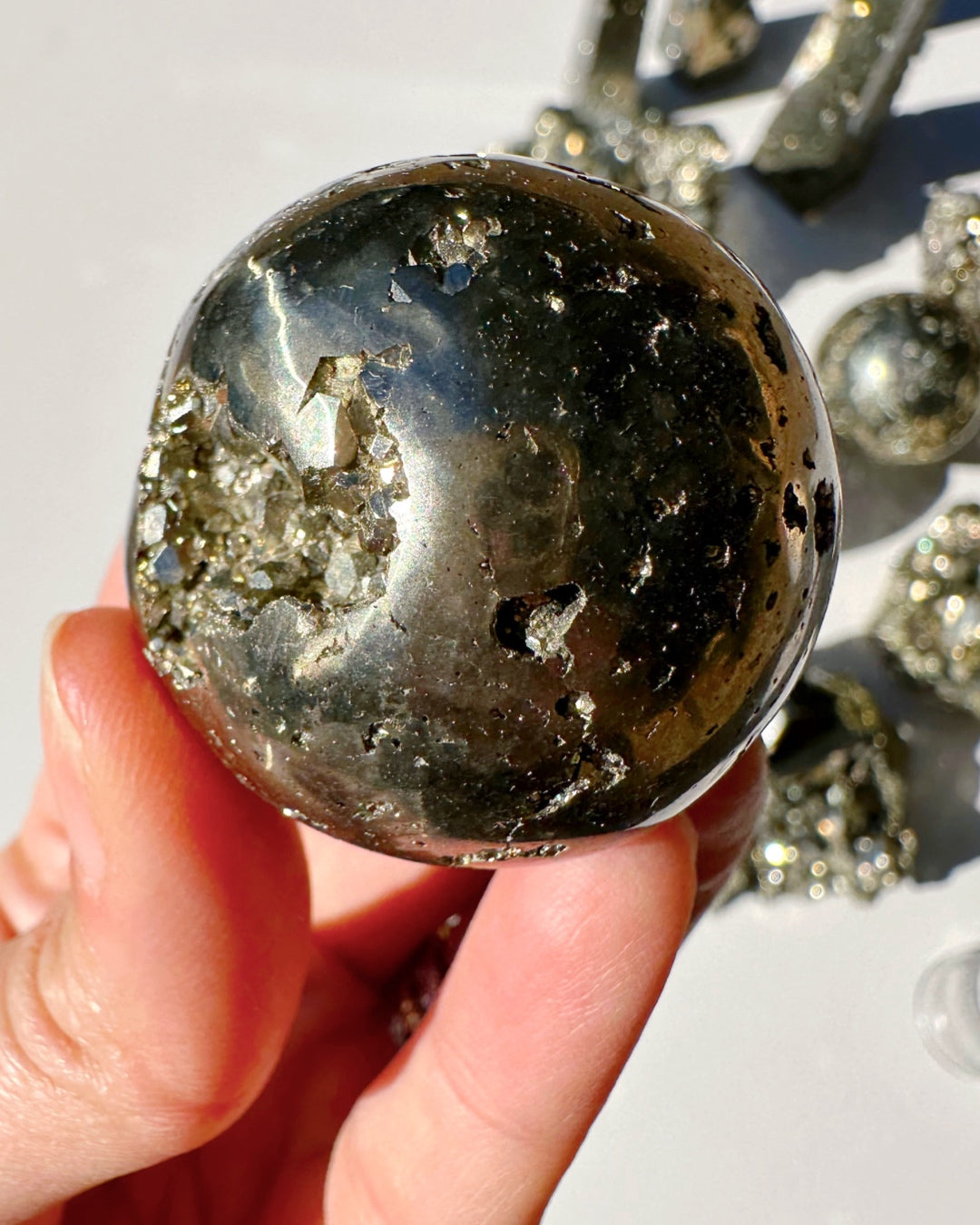 Pyrite Sphere - Baltic Mermaid