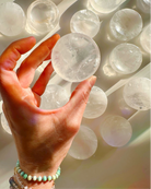 Clear Quartz Sphere Stand/Small Dish - Baltic Mermaid