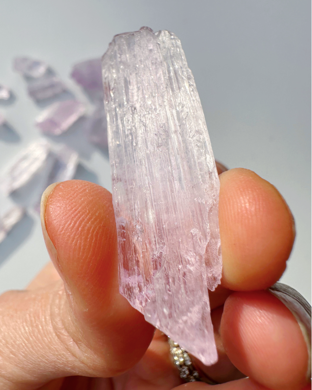 Raw Kunzite