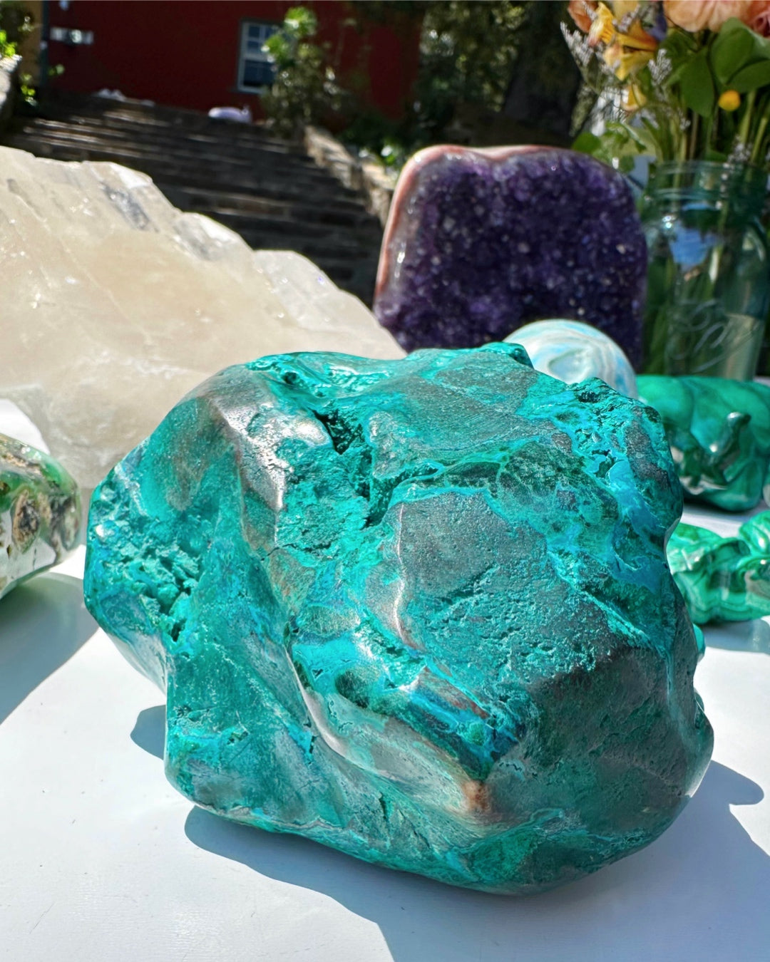 Chrysocolla w/ Malachite - Baltic Mermaid