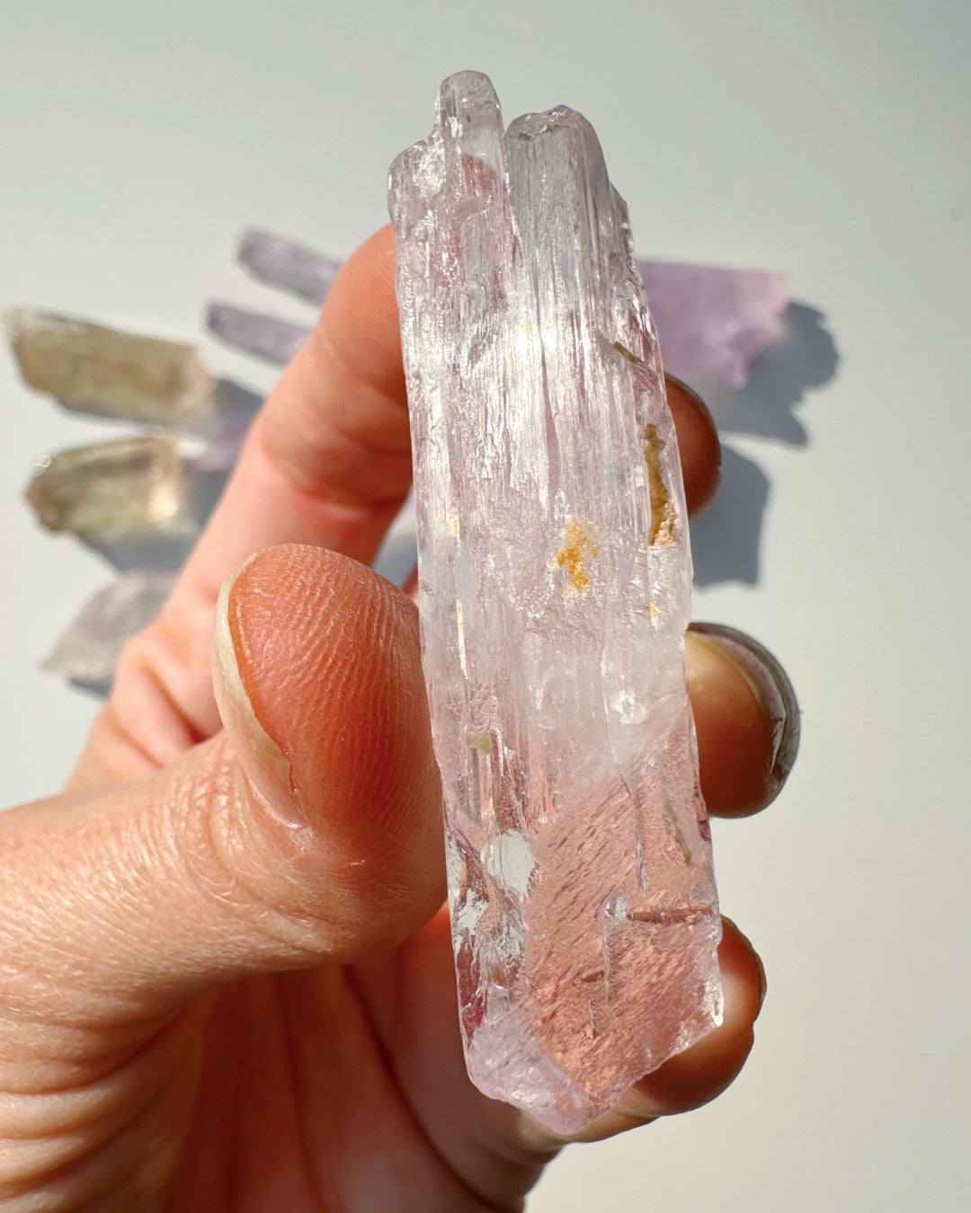 Raw Kunzite