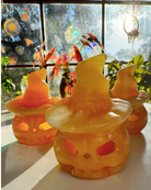 Orange Calcite Jack-O-Lantern - Baltic Mermaid
