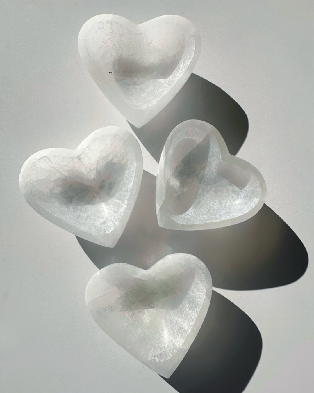 Small Selenite Heart Dish - Baltic Mermaid