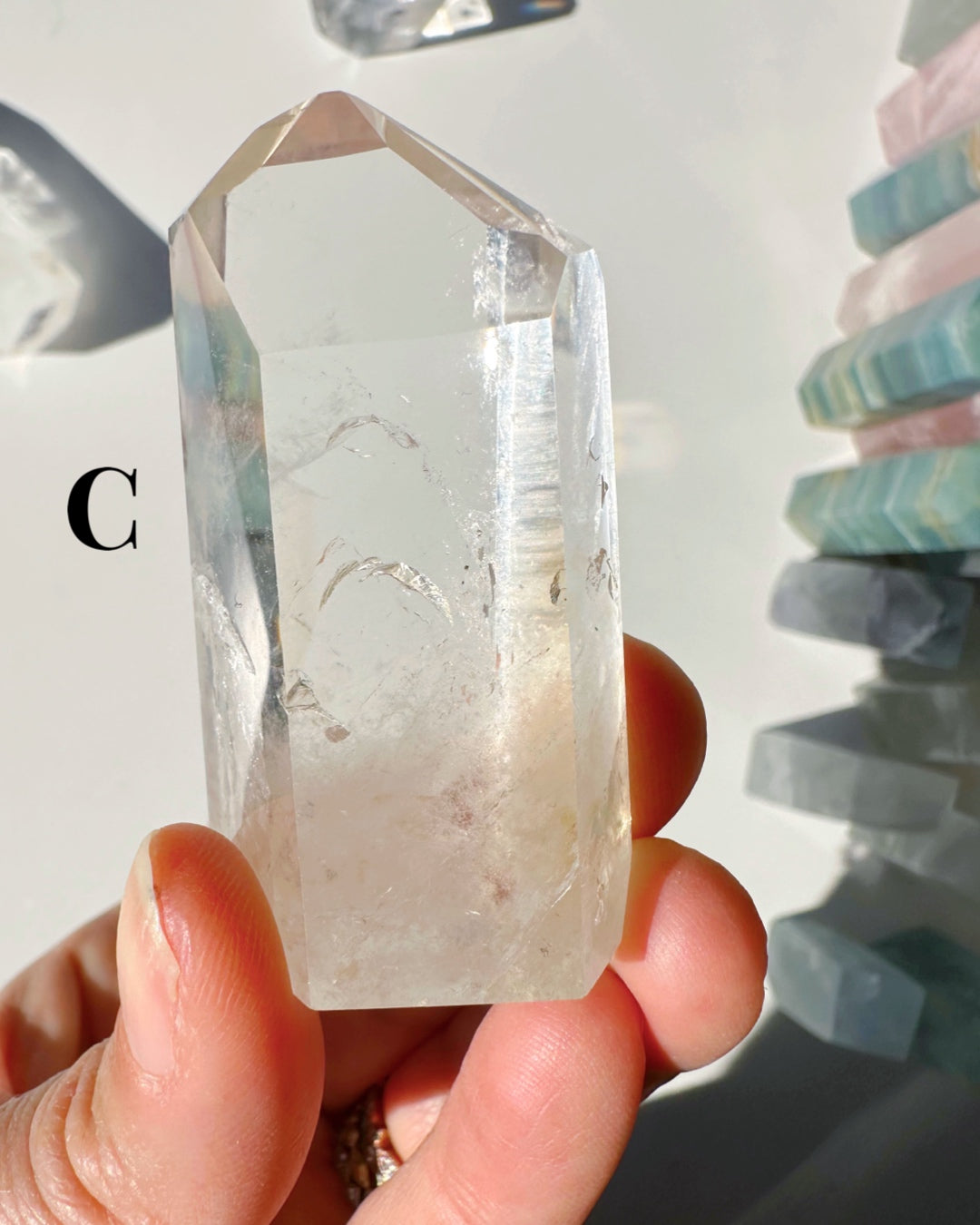 Clear Quartz Towers - Small - Baltic Mermaid