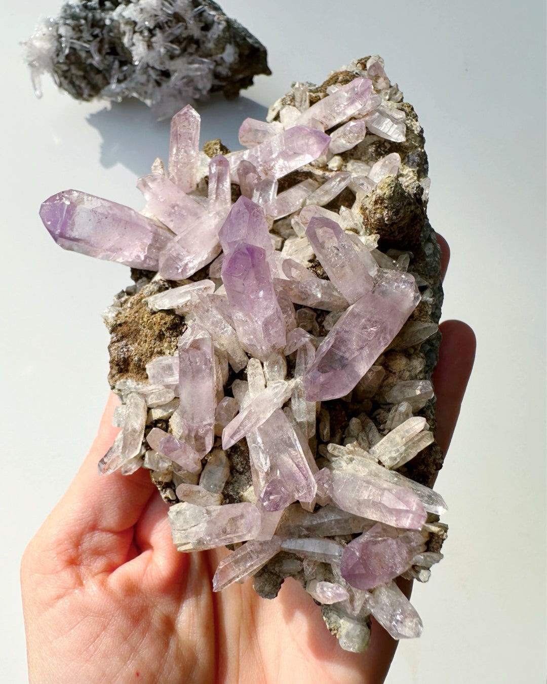 236gr. GEMMY AMETHYST on sale Crystal Cluster from Veracruz, Mexico.