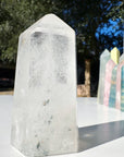 Clear Quartz Tower w/ Chlorite Inclusions