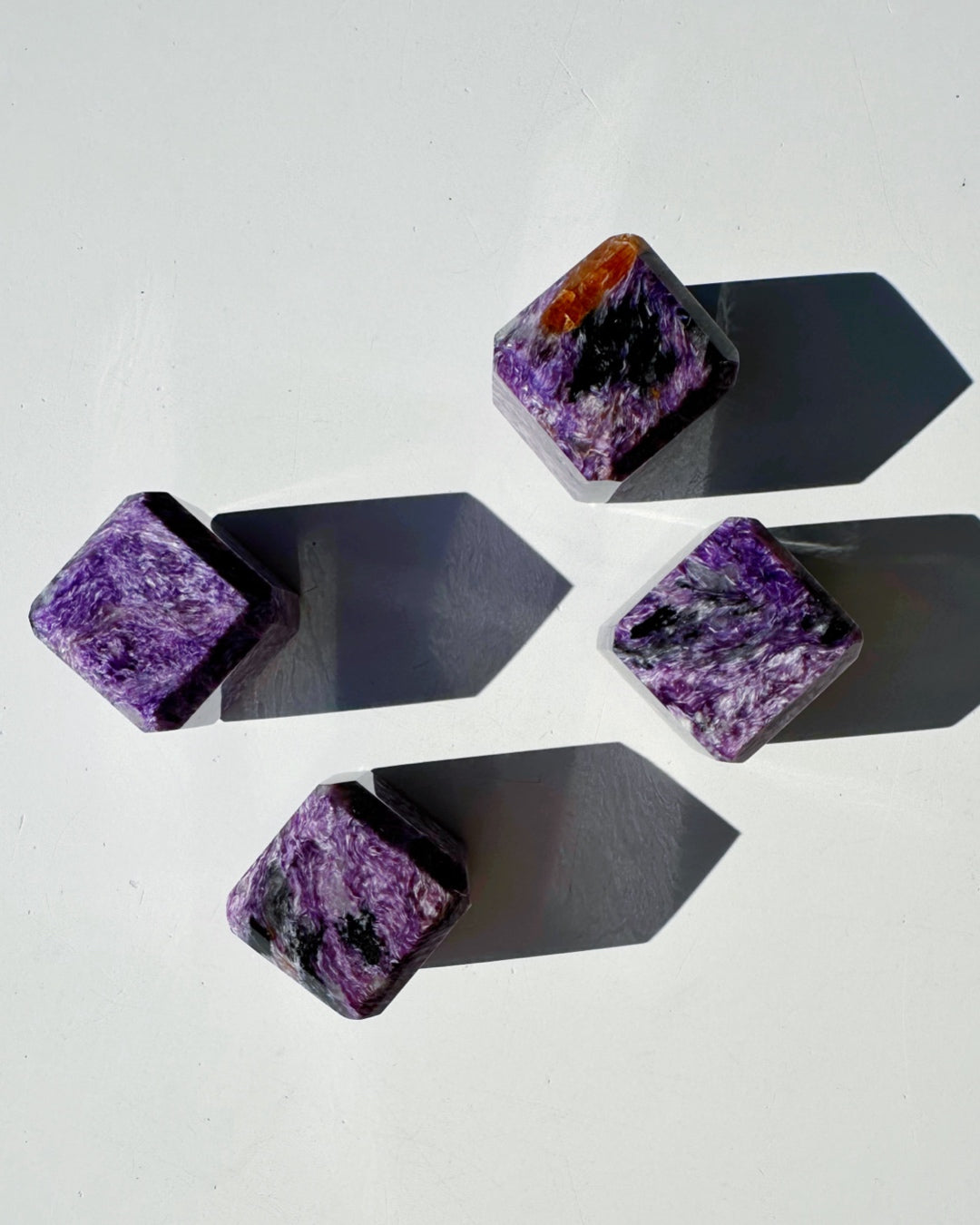 Charoite Cubes - Baltic Mermaid