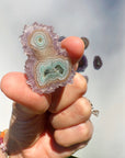 Amethyst Stalactite Slice D