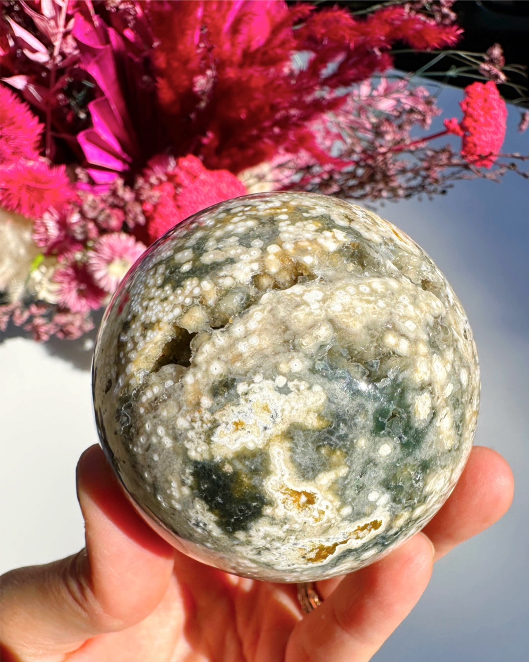 Ocean Jasper Sphere