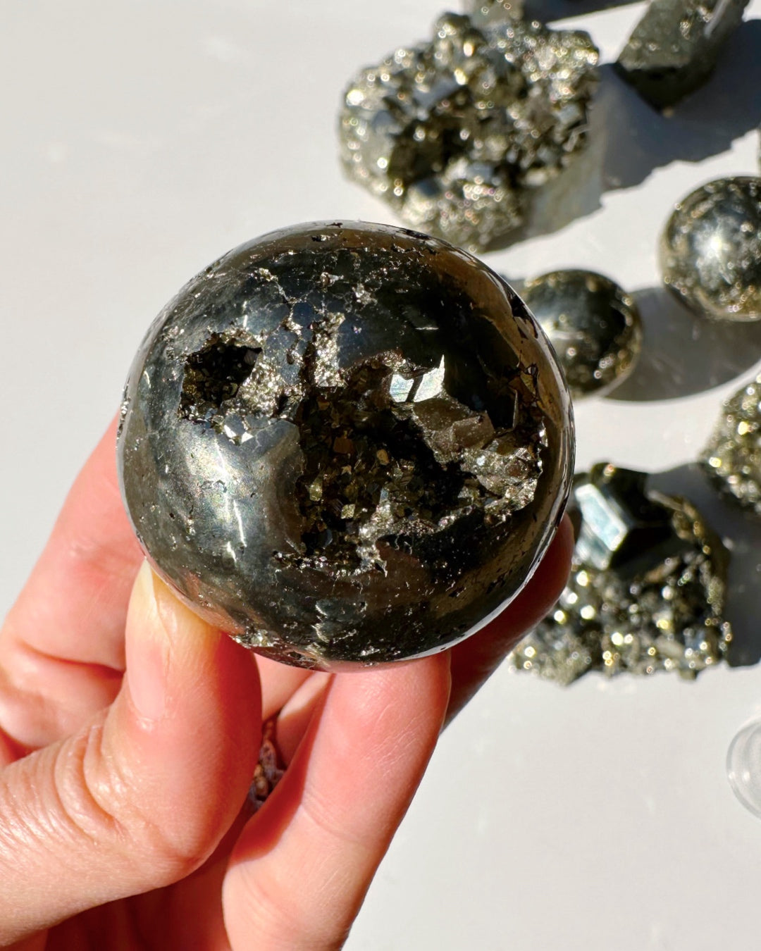Pyrite Sphere - Baltic Mermaid