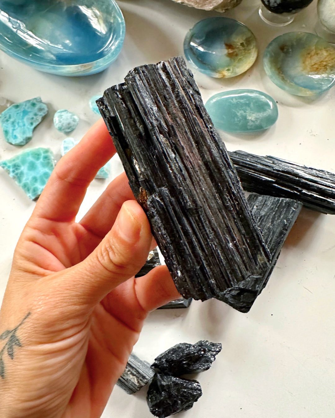 Raw Black Tourmaline - Baltic Mermaid